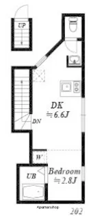 COCO TERRACE 高円寺【2階】の間取り