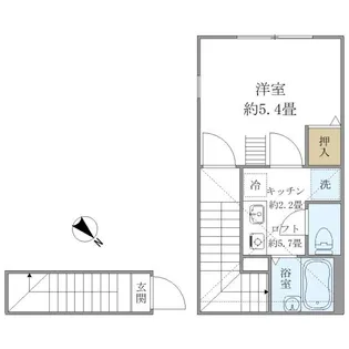 テラス学芸大【2階】の間取り
