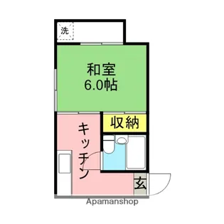 ベルメゾン【1階】の間取り