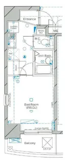 東京都中野区本町6丁目【マンション】の間取り