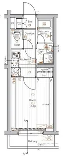 東京都世田谷区奥沢7丁目【マンション】の間取り