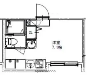 ソルナクレイシア荻窪Ⅱ【1階】の間取り
