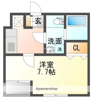 メゾンデール【3階】の間取り