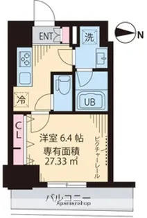 レガリア新中野【3階】の間取り