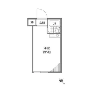 グリーンハイツ仙川【2階】の間取り