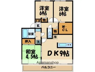 フォーレストヒルズⅡ【1階】の間取り