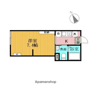 プライムガーデン荻窪【2階】の間取り