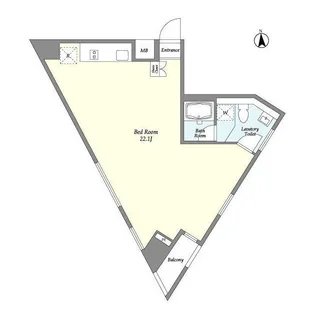 エスタート等々力【7階】の間取り