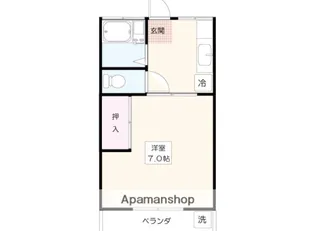 東京都三鷹市下連雀1丁目【アパート】の間取り