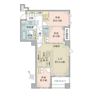 ザ・パークハウス吉祥寺【2階】の間取り