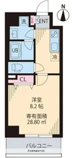 レコルトヴィル高円寺【5階】の間取り