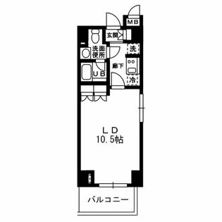 レジディア杉並方南町【2階】の間取り