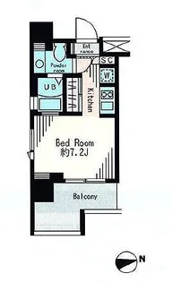 レジディア市谷薬王寺【6階】の間取り
