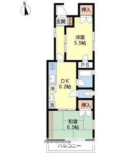 アンビエンス高円寺【202号室】の間取り