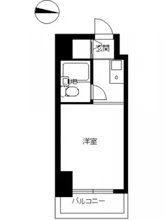 スカイコート下高井戸【11階】の間取り