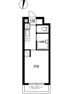 スカイコート新宿落合第6【413号室号室】の間取り
