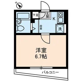 東京都中野区南台3丁目【マンション】の間取り