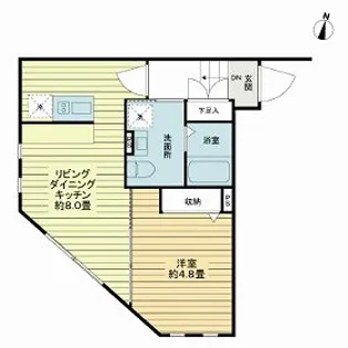 タスキSMART神楽坂【3階】の間取り