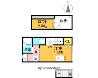 グレースアロー経堂【2階】の間取り
