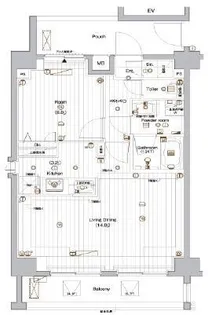 東京都世田谷区瀬田2丁目【マンション】の間取り