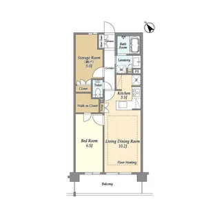 センチュリー尾山台グレイス【5階】の間取り