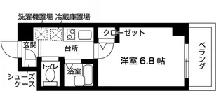 レジディア中野富士見台【4階】の間取り