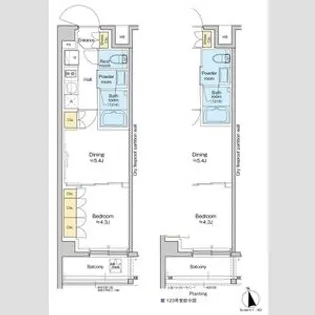 RESIDENCE KOENJI【1階】の間取り