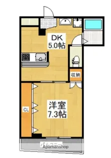 リーゾ・ヴィヴァーチェ【3階】の間取り