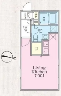 GRAN PASEO 明大前Ⅱ【1階】の間取り