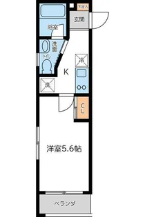 CITY SPIRE 東小金井【2階】の間取り