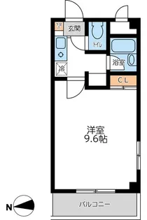 スワースモア N棟【4階】の間取り