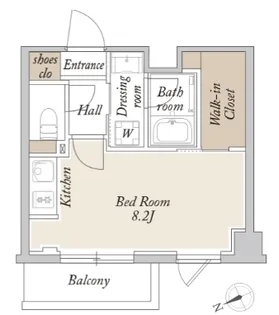 ORSUS新江古田【4階】の間取り
