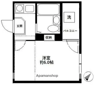 ホワイトパル【1階】の間取り