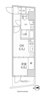 ALTERNA中野【8階】の間取り