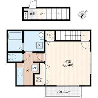 スプリングガーデン【2階】の間取り