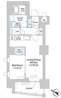 イストワール阿佐ヶ谷【5階】の間取り