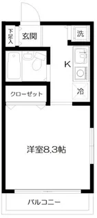 カサ・デ・グロリア【201号室】の間取り