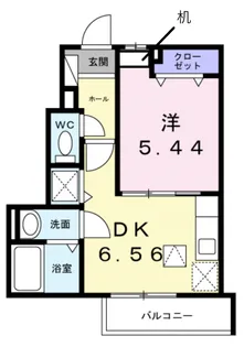 フェリシオフリーデ【1階】の間取り