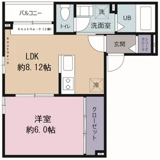 MAISON DE CHATON【2階】の間取り