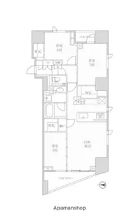 ディームス方南町【12階】の間取り