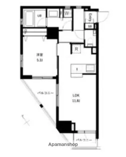 東京都杉並区浜田山3丁目【マンション】の間取り