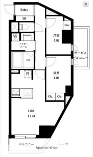 アーバンパーク高井戸【3階】の間取り