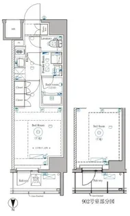 DIPS野方RESIDENCE【9階】の間取り