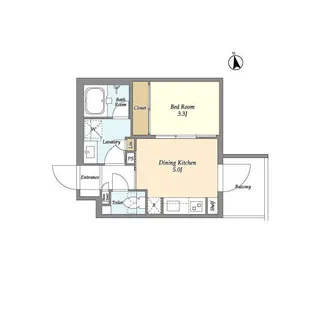 ベルファース三軒茶屋【3階】の間取り