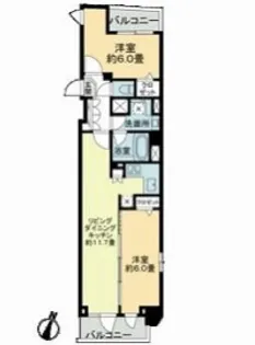 プレセダン石神井公園【8階】の間取り