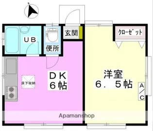 コーポ度来【1階】の間取り