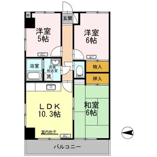 フリーダム光が丘Ⅱ【3階】の間取り