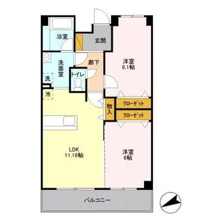 アビティ砧【2階】の間取り