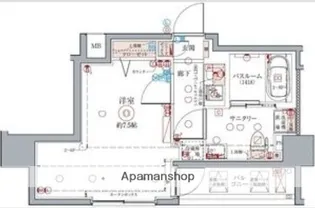 東京都中野区南台2丁目【マンション】の間取り