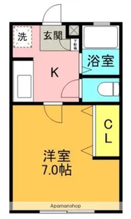 東京都練馬区石神井町8丁目【アパート】の間取り